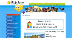 Desktop Screenshot of ms-skolahrou.cz